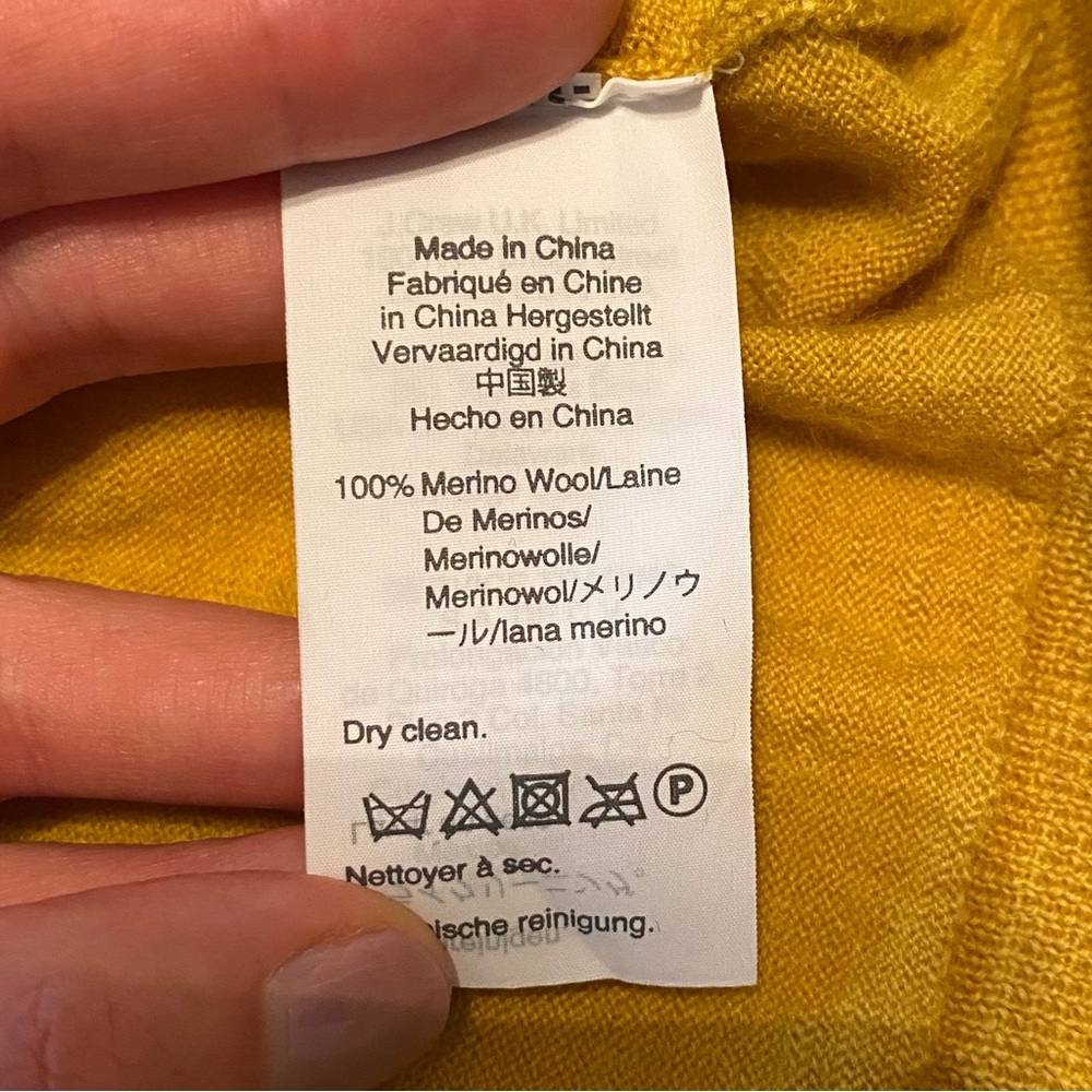 J. Crew | Golden 3/4 sleeve sweater - Picture 4 of 4